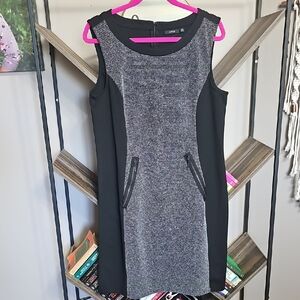 Elegant Black and Gray Women's Dress